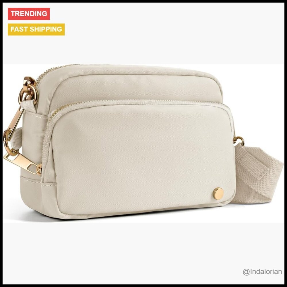 Anti Theft Crossbody Bag Slash Resistant RFID Blocking Travel Purse Nylon
